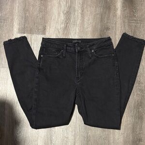 Silver Jeans Women's Dark Black Skinny Jeans
